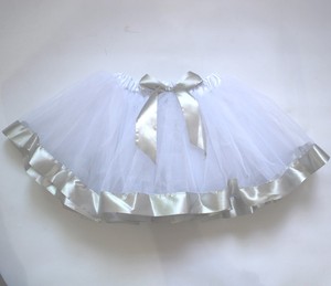 Tutú de Ballet hecho a mano para niñas, tutú de cinta dorada con volantes, para disfraces de fiesta - Product Image 6