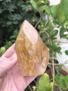 Flamme de quartz hématite, cristal rouge et jaune naturel, flamme dorée, vente en gros, 1 pièce - Product Image 5