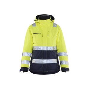 BLAKLADER - 487219873389XS Chaqueta de invierno de alta visibilidad para mujer Amarillo/Azul marino-EAN 7330509503423 ROPA DE TRABAJO DE LA HI-VIS - Product Image 1