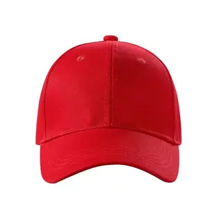 Topi bisbol bordir polos Logo kustom topi katun bordir uniseks