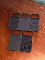Coque de téléphone portable en cuir anti-rayures de haute qualité CC6311 pour iPhone avec motifs personnalisables