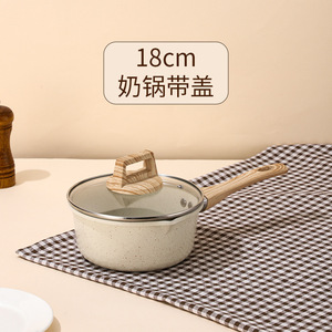 Juego de Sartenes de Cocina de Aleación de Aluminio al por Mayor con Tapa de Vidrio, Aptas para Inducción, para Uso Familiar en el Hogar - Product Image 3