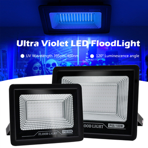 Luz de inundação <span class=keywords><strong>UV</strong></span> 300W 365nm 395nm Ultravioleta Holofote Fluorescente Stage <span class=keywords><strong>Lamp</strong></span> Cura IP66 Impermeável 110V 220V para Disco Party - Product Image 3