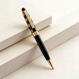 Luxury Grid Metal Ballpoint <b>Pens</b> Wholesale Business Signature Metal <b>Pen</b> Black Custom <b>Pen</b> Suitable for Corporate Activity Gifts - Product Image 5