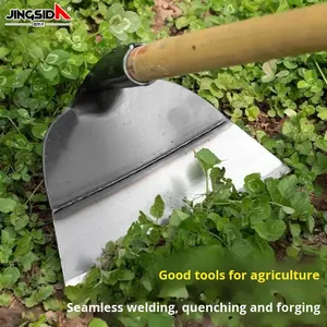 Jingsida Vorkvormig Hout Handvat Mangaan Staal Schoffel Wieden Gereedschap Voor Thuis Tuinieren Multifunctioneel Voor Wieden Graven 1 Jaar - Product Image 3