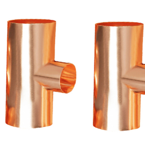 Copper pipe fittings pipe connection fittings reducer tee joint copper   household appliances copper pipe fittings