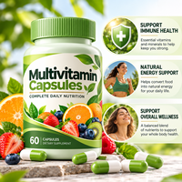 Capsules multivitaminées et minérales végétariennes à prix d'usine pour améliorer la santé