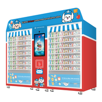 Distributeur automatique intelligent Yunyin à double compartiment avec écran tactile, refroidissement par compresseur et capacité personnalisable