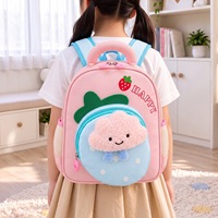Nouveau Sac à Dos Étudiant 2026 Motif Fraise Dessin Animé Sac à Dos Maternelle Fille