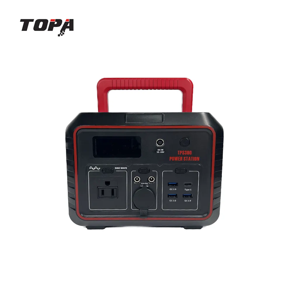 TOPA 300W Oem Bank essence utilisation extérieure Station d'alimentation Portable