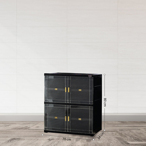Smartbox Fit <b>4</b> Layer Black, perfect for your bedroom, offers stylish design and optimal functionality for neat <b>storage</b> - Product Image 3