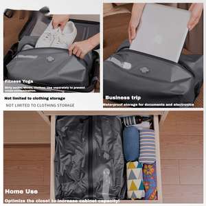 Bolsa de Almacenamiento de Ropa Impermeable de Poliéster Moderna con Cierre de Cremallera, Gran Capacidad, Cubo de Embalaje Hermético para Viajes - Product Image 2