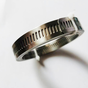 King of Hoof Hoops Stainless Steel Hose <b>Clamps</b> 304SS Adjustable Perforated <b>Straps</b> For DIY Repair Replacement - Product Image 3