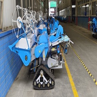 Moissonneuse-batteuse combinée Mini riz soja, machine de récolte de soja, blé