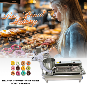 Venta caliente Fabricante automático Gleaser 1200 por hora relleno <span class=keywords><strong>de</strong></span> rosquillas que hace la máquina <span class=keywords><strong>de</strong></span> rosquillas Belshaw <span class=keywords><strong>de</strong></span> alta seguridad con gran <span class=keywords><strong>precio</strong></span> - Product Image 6