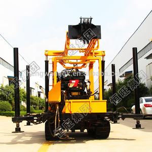 Nouvelle foreuse à chenilles HW230L / Machine de forage de puits / Foreuses de puits d'eau portables - Product Image 4