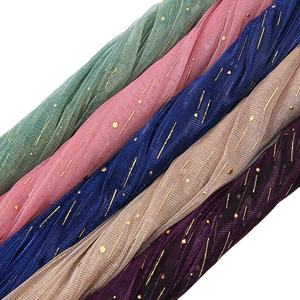 Yomo 2024 ilkbahar yaz koleksiyonu yeni altın Polyester iplik başörtüsü güzel şifon jiladults yetişkinler için kadınlar için toptan - Product Image 5