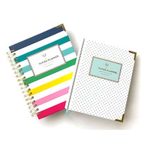 Papeterie scolaire personnalisée, couverture en PVC à feuilles mobiles, reliure rigide, cahiers A5 imprimés, agendas, planificateurs, journaux