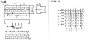 Harga Pabrik OEM Layar LED 7 Segmen Warna Kuning 0,36 Inci 6 Digit Layar LED Dalam Ruangan dengan Garansi 2 Tahun untuk Iklan - Product Image 6