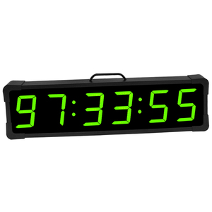 CHEETIE CP0210 Jumbo grandi numeri gialli riutilizzabili PoE orologio da pensionamento con conto alla rovescia multicolore - Product Image 2