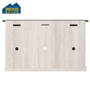 WEKIS legno porta fienile scorrevoli centro intrattenimento fattoria imbiancata grigio Media Console portaoggetti TV supporto - Product Image 2