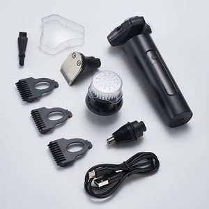 <span class=keywords><strong>Rasoir</strong></span> Électrique Portable Multifonctionnel pour Hommes avec Batterie Intégrée, Ultra-Nettoyant, Rechargeable, pour Rasage Complet - Product Image 1