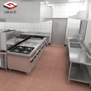 Phê duyệt Châu Âu di động cầm tay freestanding 6 đầu đốt bếp <span class=keywords><strong>gas</strong></span> phạm vi với lò - Product Image 3