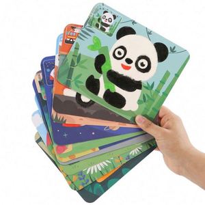 Ensemble de cartes de peinture d'animaux artistiques, livre de coloriage à l'eau, kit de bricolage pour arts et artisanat du sable - Product Image 3