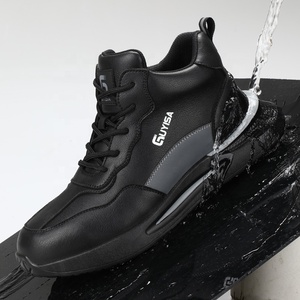 GUYISA 2022 Chaussures d'Extérieur Personnalisables, Respirantes et Souples, <span class=keywords><strong>de</strong></span> Sport pour Hommes avec Coque <span class=keywords><strong>de</strong></span> Sécurité en Acier - Product Image 4