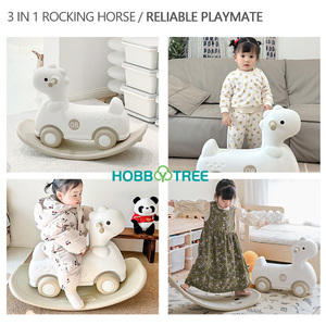 Cavallo a Dondolo Multifunzione <span class=keywords><strong>3</strong></span>-in-1, Sedia a Dondolo per Bambini, Giocattolo in Plastica Resistente - Product Image 6