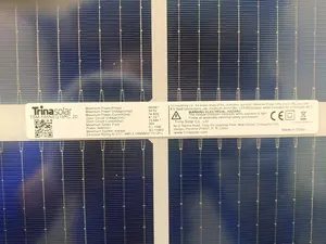 بسعر المصنع لوحات الطاقة الشمسية من النوع N من Trina بقدرة 590 وات زجاج مزدوج 570 وات 580 وات 590 وات 600 وات سعر لوحات الطاقة الكهروضوئية من Trina