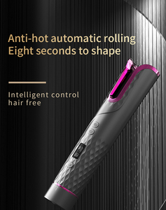 Rizador de Pelo Automático Portátil con Rotación Inalámbrica USB, Pantalla de Cristal Líquido, Rizador Eléctrico Inteligente para un Peinado sin Esfuerzo - Product Image 6