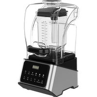 IJssmoothie Elektrische Grote Capaciteit Sapmaker Mixer 2L Commerciële Blender Met Geluidsdichte Kap