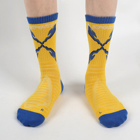 Chaussettes de sport de haute qualité personnalisées pour hommes, séchage rapide, compression, design de chaussettes de sport pour la course à pied, la randonnée, le cyclisme, le basketball