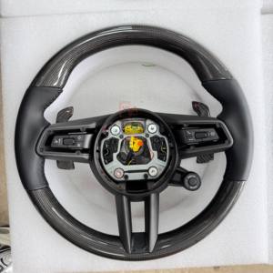 Volante YLA para Porsche Panamera, Macan, Cayenne, Taycan, 718 Cayman, GT4 RS, 911 Carrera, Targa, 911 RS, 911.2, 991, 992, GT2 RS - Product Image 1