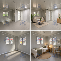 Maison préfabriquée de 20 pieds entièrement finie, configuration intérieure prête à l'emploi, logement résidentiel pratique