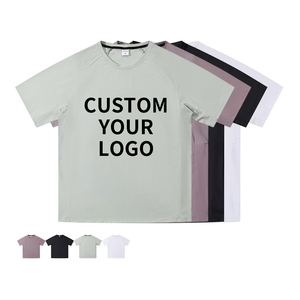 Athletic Quick Dry Left Chest Zipper Pocket <b>Plain</b> <b>Tshirt</b> for Printing <b>Tshirts</b> Wholesale <b>Tshirt</b> for Men - Product Image 1