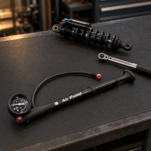 Bomba de Aire Manual de Alta Presión para Bicicleta con Manómetro y Válvula Schrader - Product Image 4