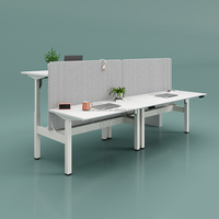Meubles de bureau à domicile modernes, table réglable en hauteur, bureau ergonomique intelligent à moteur électrique simple, bureau d'étude pour travailler assis ou debout