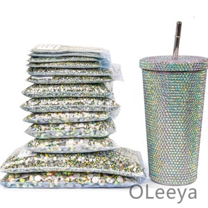 Strass en verre de haute qualité SS3-SS50, non thermocollants, cristal AB, à dos plat, pour la décoration des ongles - Product Image 6