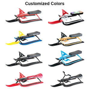 2026 nouveau Type <span class=keywords><strong>neige</strong></span> Racer Scooter traîneau volant freins enfants hiver <span class=keywords><strong>Ski</strong></span> curseur conseil - Product Image 4