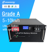 Smsenergy Fabricants de Batteries Lithium-Ion 48V 51.2V Batterie Solaire 100Ah 200Ah 300Ah Boîtier de Batterie LiFePO4 pour Tout Client