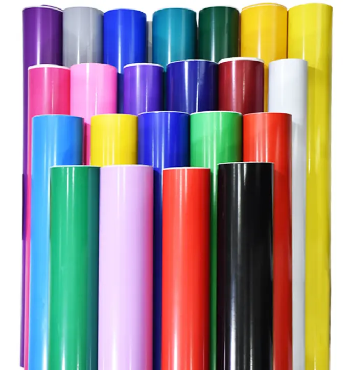 Color Self Adhesive PVC Cutting Self-adhesive Sticker Paper Vinil Film Craft Vinyl Roll