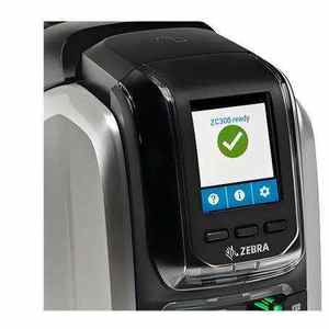 <span class=keywords><strong>Imprimante</strong></span> de cartes d'identité Zebra ZC300 en plastique <span class=keywords><strong>PVC</strong></span> d'origine Machine <span class=keywords><strong>à</strong></span> sublimation thermique double/simple face Impression professionnelle Carte <span class=keywords><strong>à</strong></span> <span class=keywords><strong>badge</strong></span> saine - Product Image 2