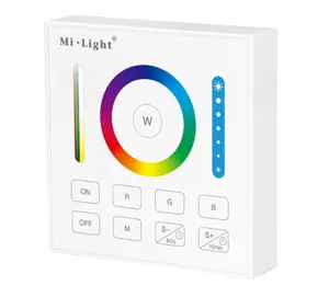 Miboxer RGB/RGBW dokunmatik Panel kontrol 3V kablosuz RGB/RGBW Led şerit ışık anahtarı B0
