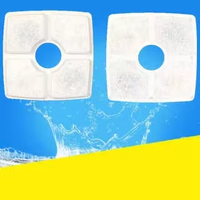 Filter Resin Karbon Aktif Portabel Berkualitas Tinggi untuk Penggantian Air Mancur Hewan Peliharaan Desain Persegi Ultrafiltrasi