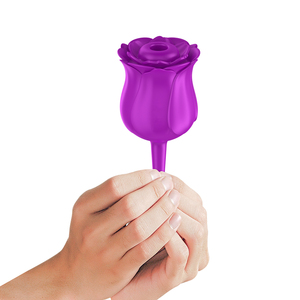Vibromasseur en forme de rose, <span class=keywords><strong>violet</strong></span>, sans fil, jouets sexuels pour femmes, clitoris, succion - Product Image 1