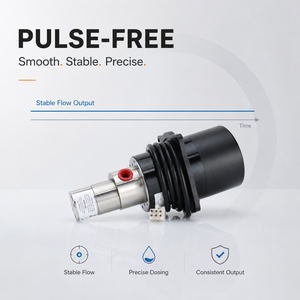 High-Pressure Low-Flow Stainless Steel Micro Magnetic Drive Gear Metering Pump Corrosion-Resistant Dosing Pump Motor Power - Product Image 2