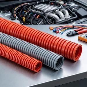 Tube ondulé en nylon PA6 pour câblage, conduit flexible -40°C à +150°C, automobile, industriel, certifié TS16949 - Product Image 6