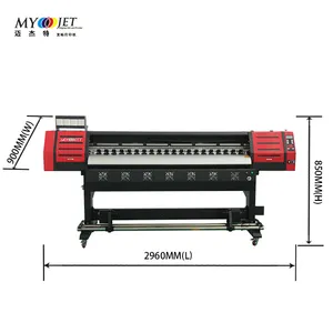 Myjet i3200 1.8m 1800 6 Ft Xp600 Eco solvente PP tela pellicola principale stampante a getto d'inchiostro adesivo eco solvente